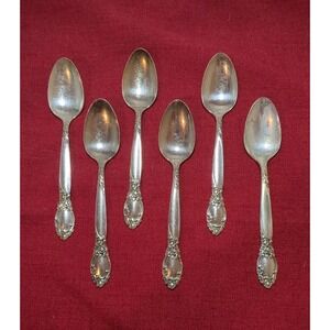 Oneida Community‎ BALLAD Country Lane Silverplate Lot of 6-Teaspoons